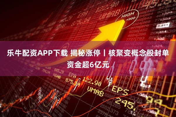 乐牛配资APP下载 揭秘涨停丨核聚变概念股封单资金超6亿元