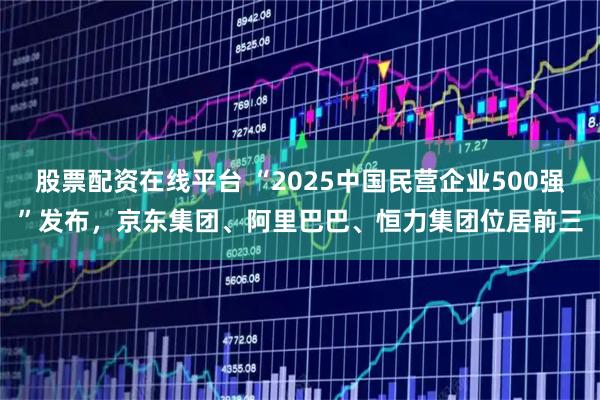 股票配资在线平台 “2025中国民营企业500强”发布，京东集团、阿里巴巴、恒力集团位居前三